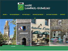 Tablet Screenshot of mairie-lampaul-guimiliau.fr